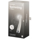 Estimulador giratório G-Spot 1 - 11 x 3,5cm Creme