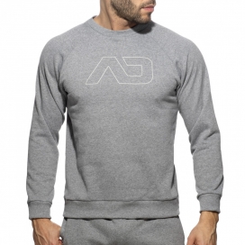 Pull Recycled Cotton Gris