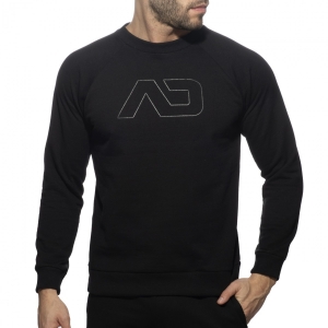 Addicted Recycled Cotton Sweater Black