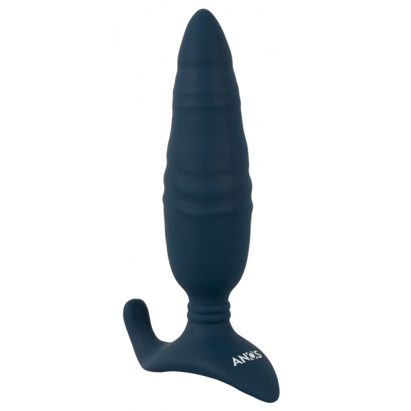 Plug Vibrador Butt Thrust 14.5 x 4cm Azul