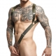 DNGEON Straigh Back Harness Green