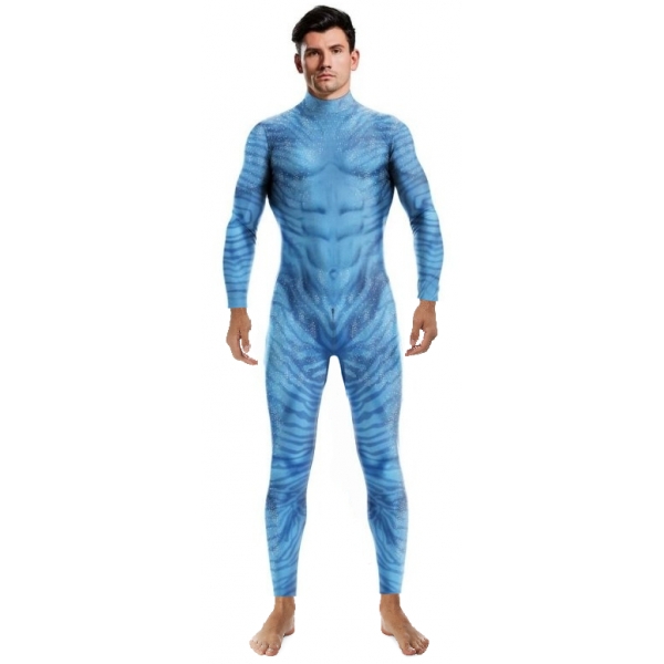 Blue Fish Under the Sea Cosplay Suit