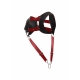 Dngeon Harness and Cockring Black-Red