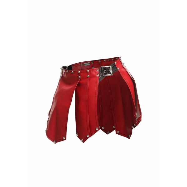 DNGEON Roman Skirt Red