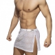 Flowery Lace Men's Skirt White