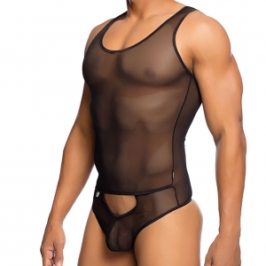 MOB Eroticwear Tanga Body Tul Leandro Negro