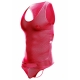 Body String Tulle LEANDRO Rouge