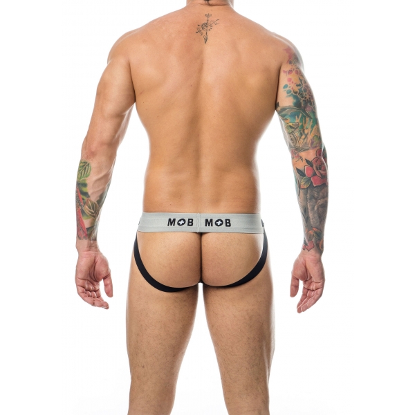 MOB Stripe Classic Jock White