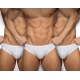 Pack 3 Basic White Briefs