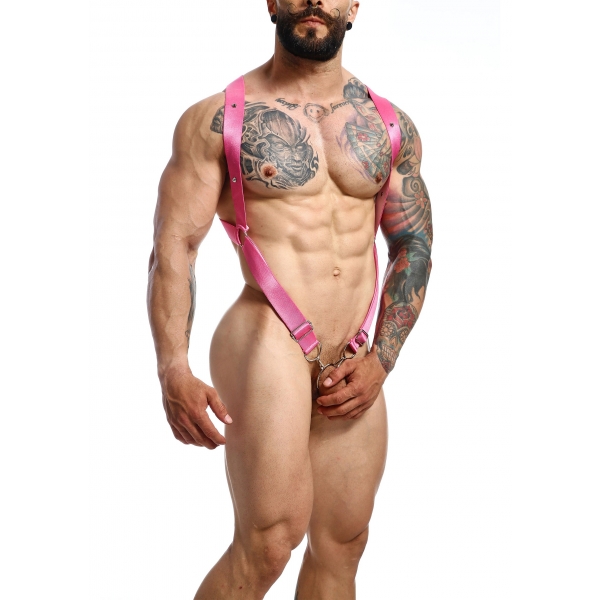 Dngeon Crossback Harness Pink
