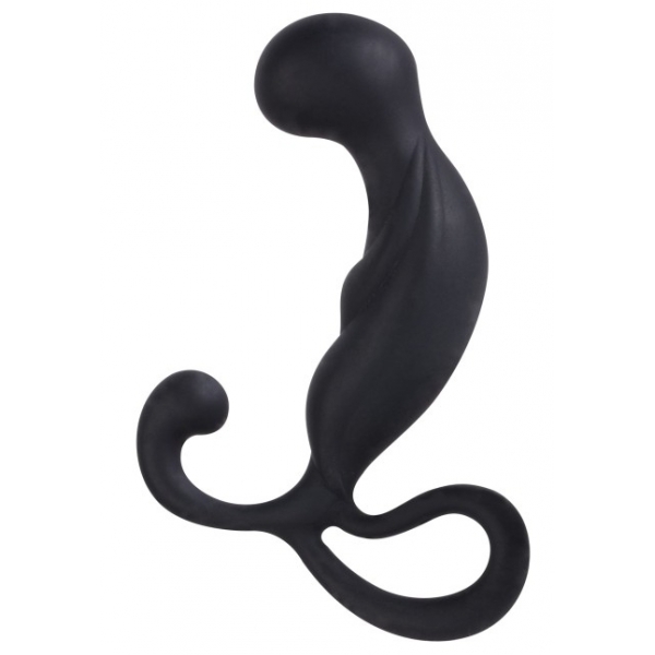 Bulbed Intruder Prostate Stimulator 9 x 3.2 cm Black