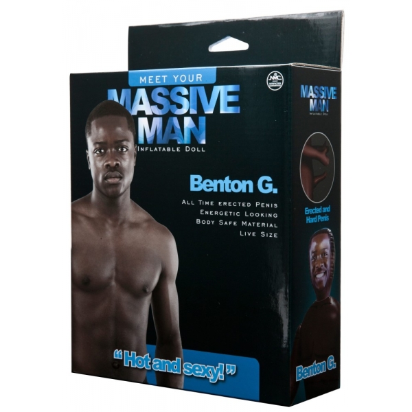 Aufblasbare Puppe Mann Massive Man Benton G 18 x 5.5cm