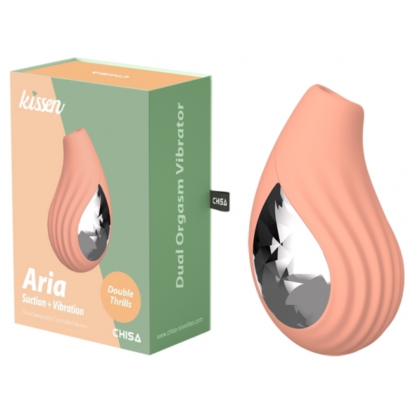 Estimulador de clítoris con vibración Aria Kiss 10