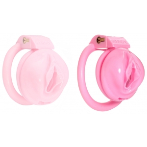 CockLock Gabbia di castità SISSY M 4,5 x 3,7 cm rosa