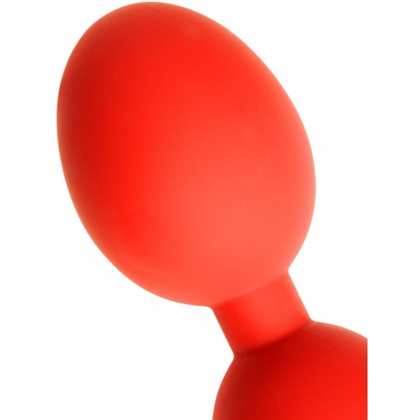 Boules anales Stretch Eggs S 43 x 4 cm Rouges