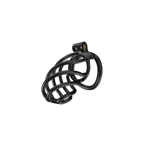 Chastity cage Tortille L 9.5 x 3.4 cm Black