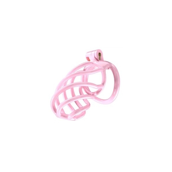 Chastity cage Tortille L 9.5 x 3.4 cm Pink