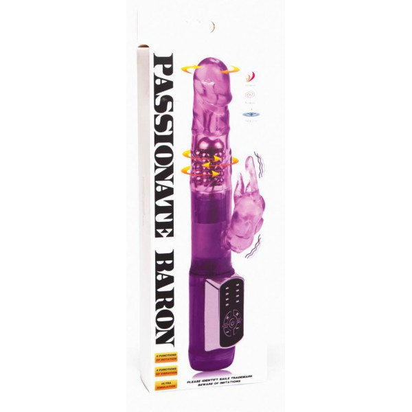 Vibro Rabbit rotante viola