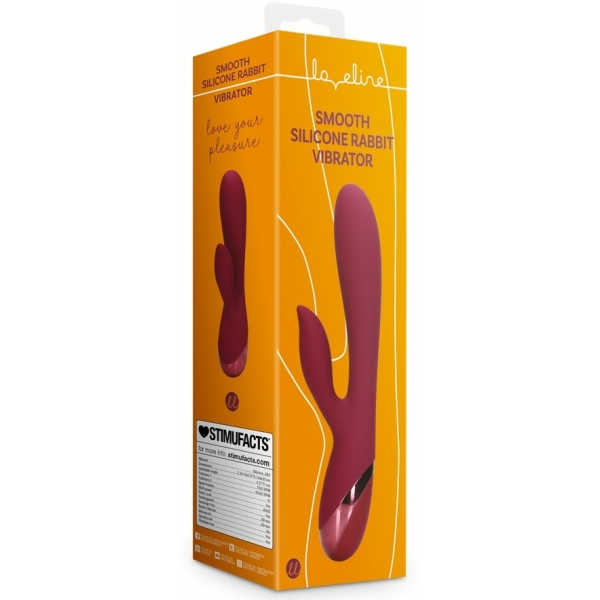 Conejo Vibro Darkcherry 11 x 3,5cm