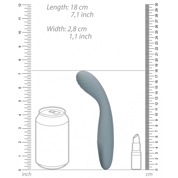 Vibe Spot Vibrerende Stimulator 17 cm Grijs