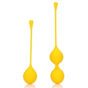  Loveline Palline Kegel in silicone per l'allenamento Giallo