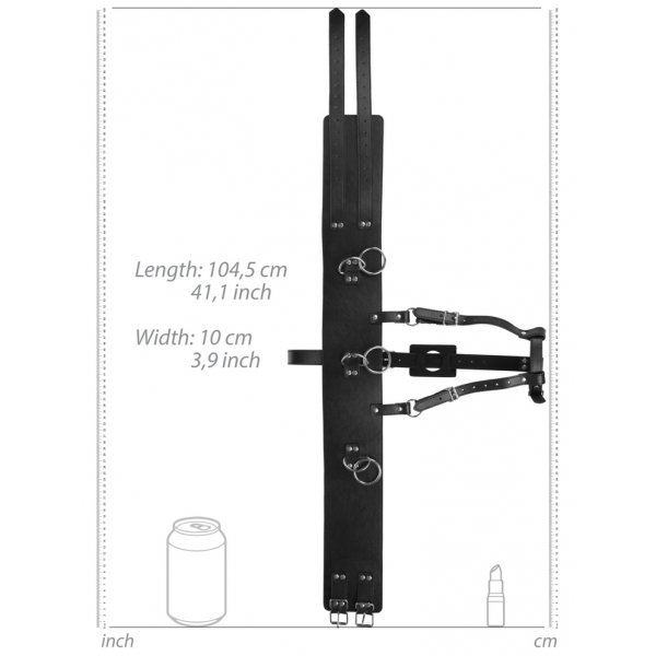 Gürtel für Wand Holder Schwarz