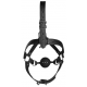 Ball gag with nose hook Gag Noise Black