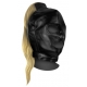 Bonnet met blonde paardenstaart