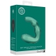 Bent Prostate Stimulator 10 x 3.5 cm Metallic green