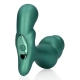 Stacked Prostate Stimulator 10 x 3.6 cm Metallic green