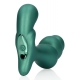 Stimolatore prostatico impilato 10 x 3,6 cm Verde metallizzato