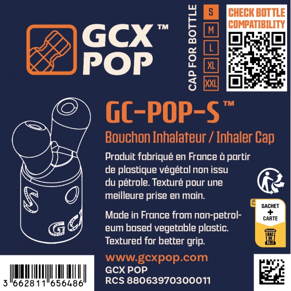 Verschluss Aroma-Inhalator GC-POP™ Größe S