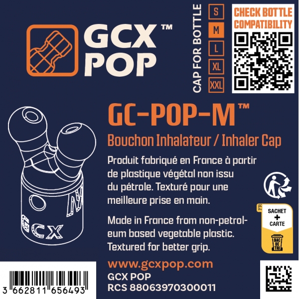 Verschluss Aroma-Inhalator GC-POP™ Größe M