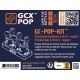 Set van 3 inhalatorstoppers + GC-POP™ houder S/M/L