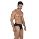 Swirl Fishnet Brief Black