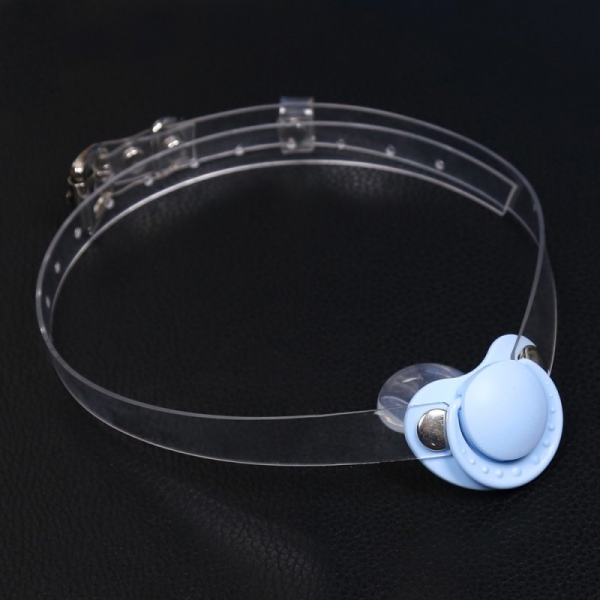 Gag Training Cute Pacifier Gag BLUE