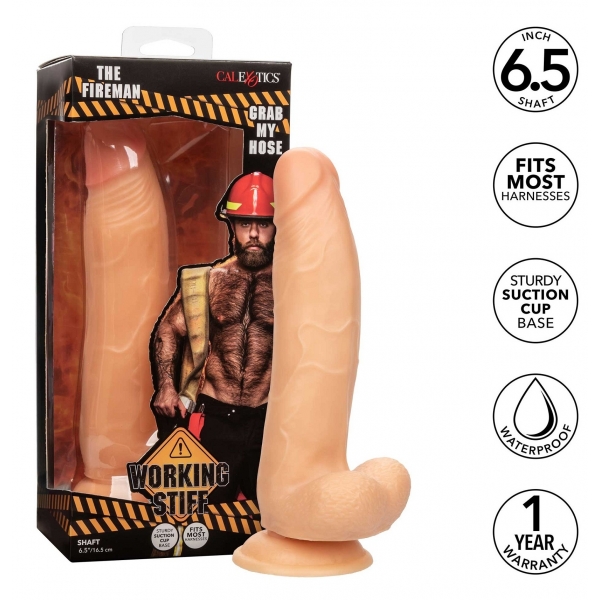 The Fireman Realistic Dildo 16 x 4.3cm