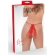 String Ouvert Lexi Rouge