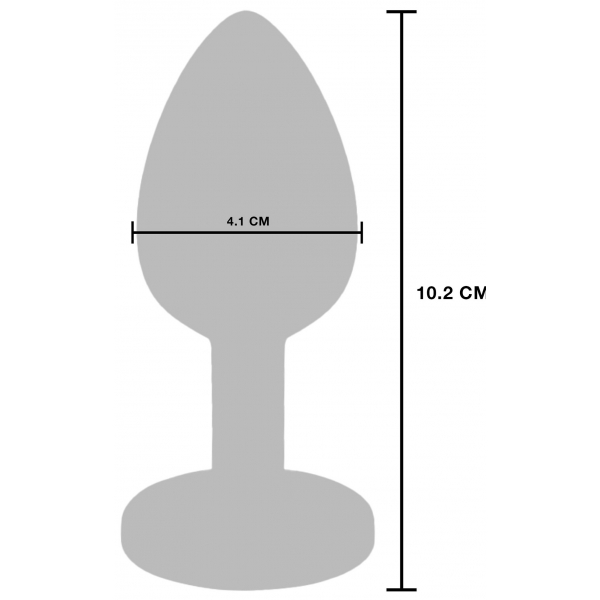 A ficha vibratória Glider L 9 x 4cm