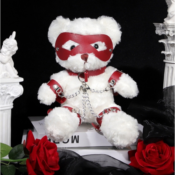 Teddy Bear Bondage Plush 31cm White