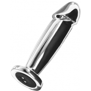 Buttocks TOYJOY Vibrating Metal Buttplug Silver