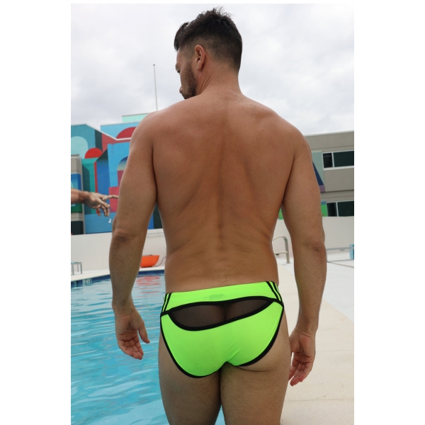 Expose Swim briefs neon green