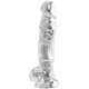 Diamond Dick Realistische Dildo 18 x 4,9cm Transparant