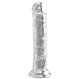 Consolador Sin Bolsillo Diamond Dick 20 x 4cm Transparente