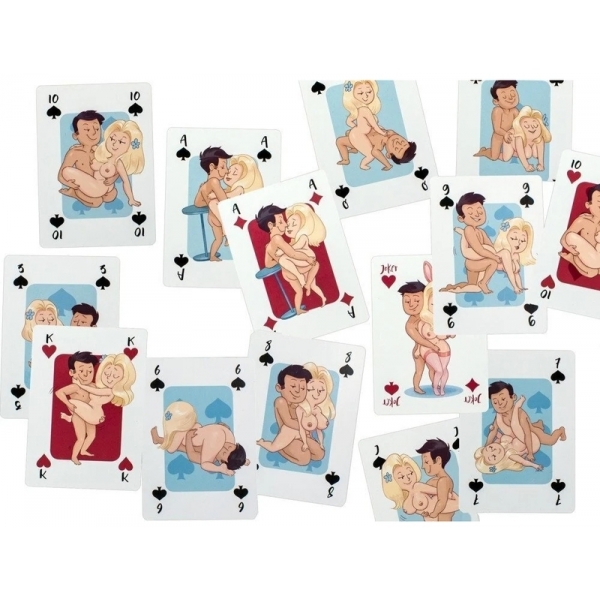 Kama Sutra Kartenspiel mit 54 Karten