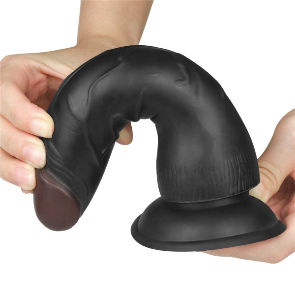 Dildo para cinto Easy Strap-On 17,5 x 5 cm Castanho