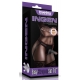 Consolador Easy Strap-On Belt 12 x 3,7 cm Marrón