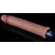 Softee Wizz vibrerende dildo 21 x 4cm Bruin