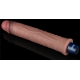 Vibrating dildo Softee Bizz 20 x 3.7 cm Brown