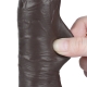 Schuifdildo 14,5 x 4cm Zwart